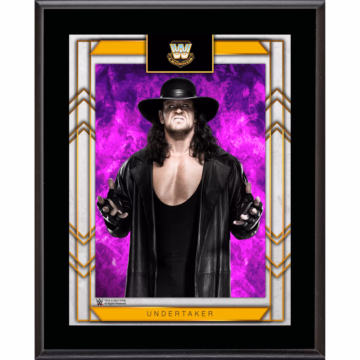 The Undertaker 10.5" x 13" Sublimated Plaque