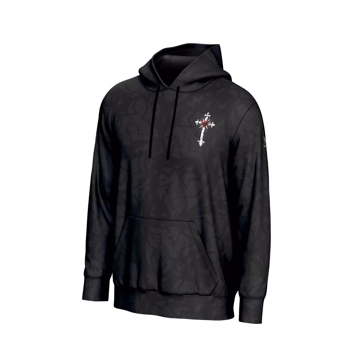 Men's ProSphere Black Shawn Michaels Heartbreak Kid Pullover Hoodie 3 Men's ProSphere Black Shawn Michaels Heartbreak Kid Pullover Hoodie