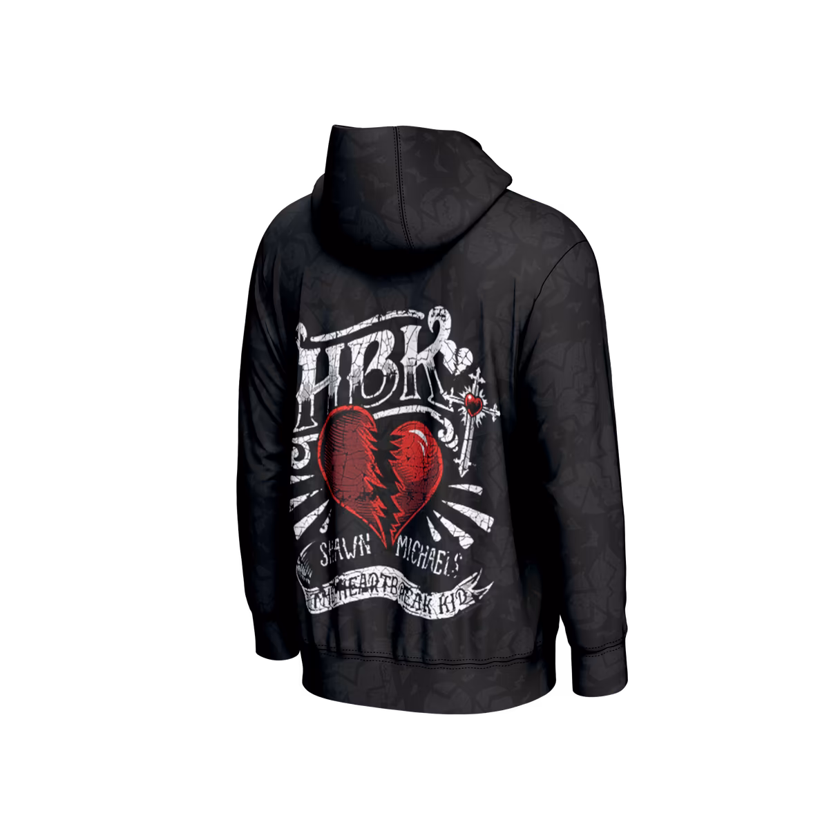 Men's ProSphere Black Shawn Michaels Heartbreak Kid Pullover Hoodie 4 Men's ProSphere Black Shawn Michaels Heartbreak Kid Pullover Hoodie
