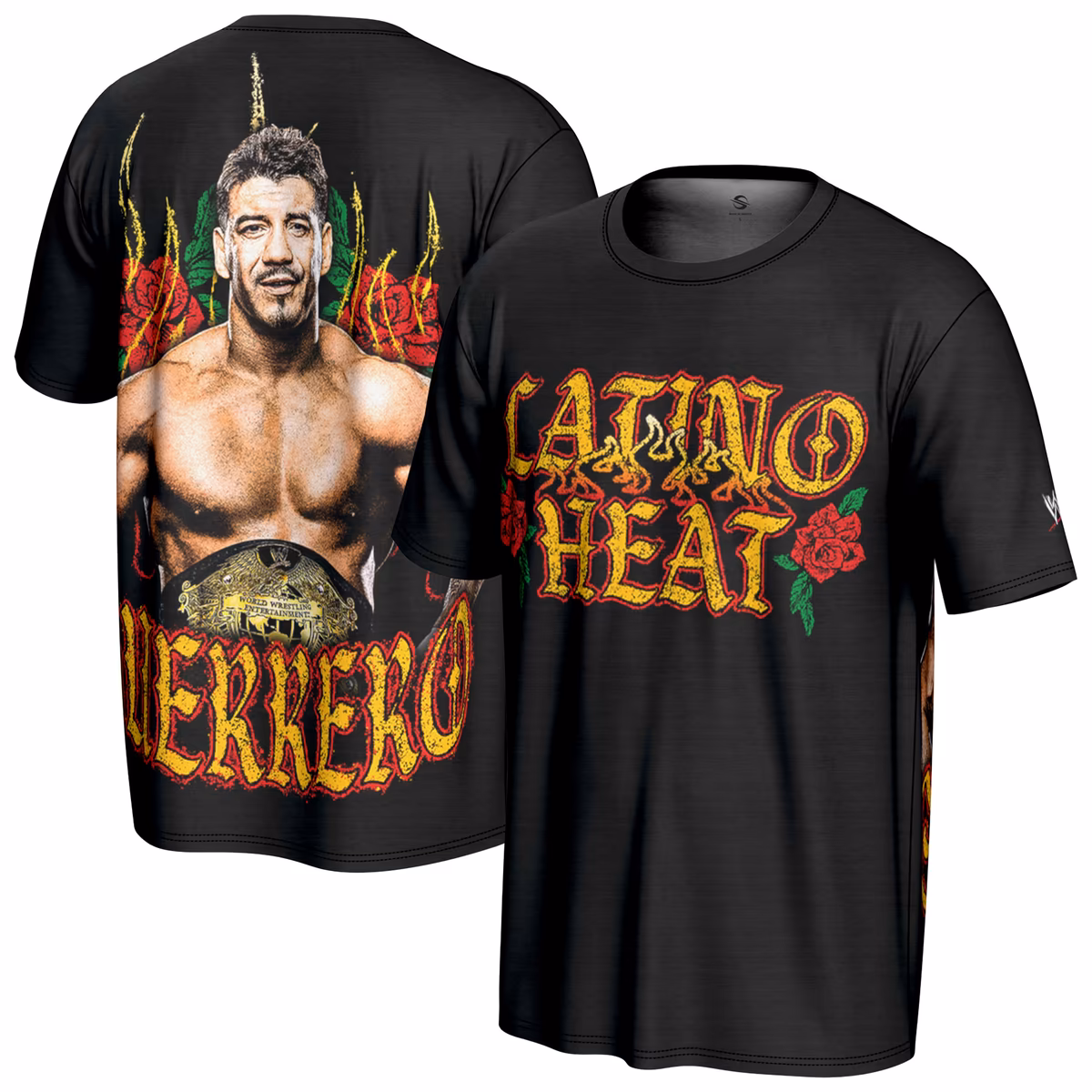 Men's ProSphere Black Eddie Guerrero Latino Heat T-Shirt 11 Men's ProSphere Black Eddie Guerrero Latino Heat T-Shirt