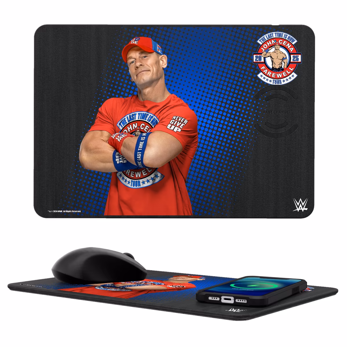 Keyscaper John Cena Farewell Tour 2025 Wireless Charger and Mouse Pad