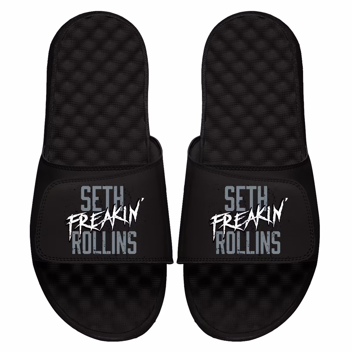 Men's ISlide Black Seth "Freakin" Rollins Slide Sandals 1 Men's ISlide Black Seth "Freakin" Rollins Slide Sandals