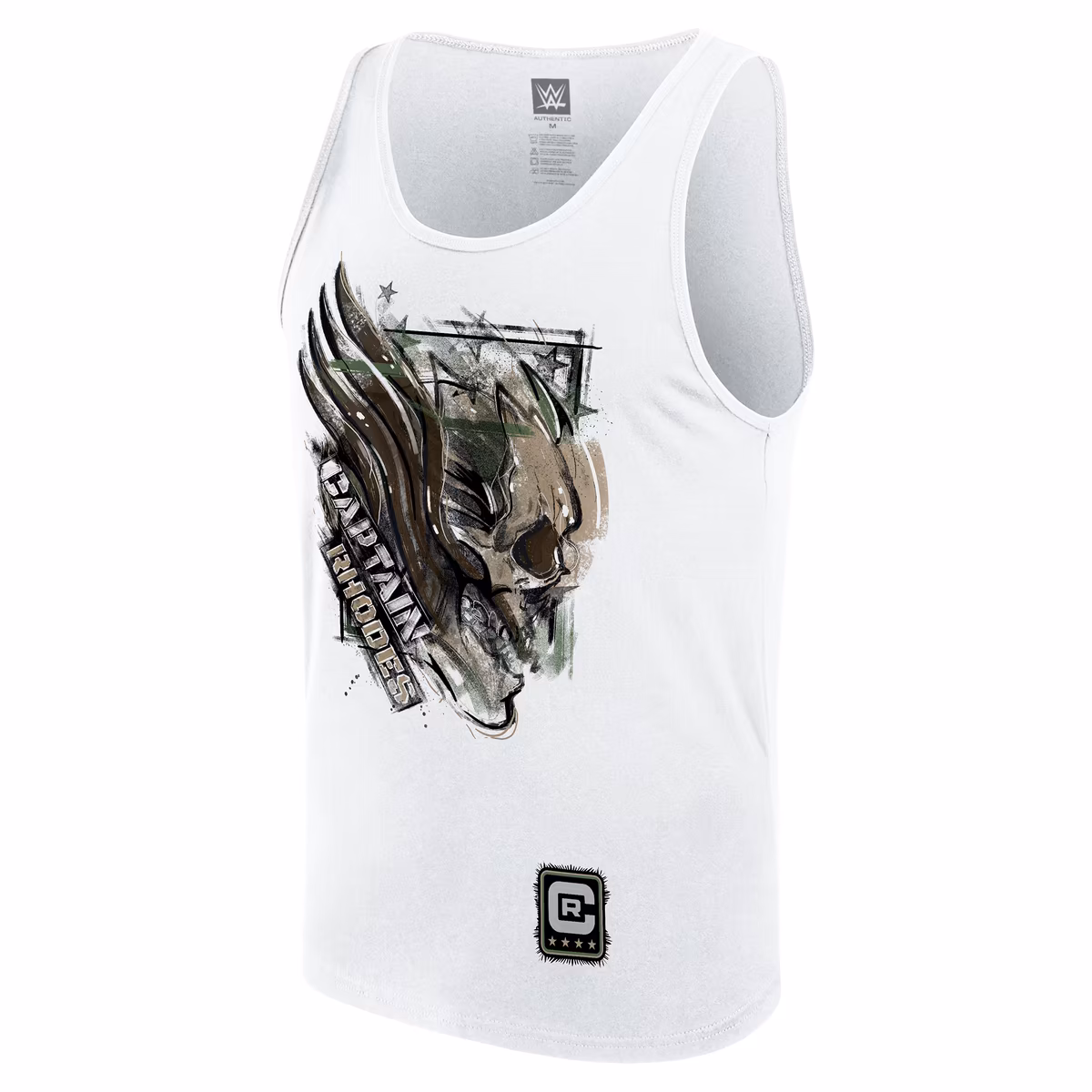 Men's White Cody Rhodes Captain Rhodes Tank Top 3 Men's White Cody Rhodes Captain Rhodes Tank Top