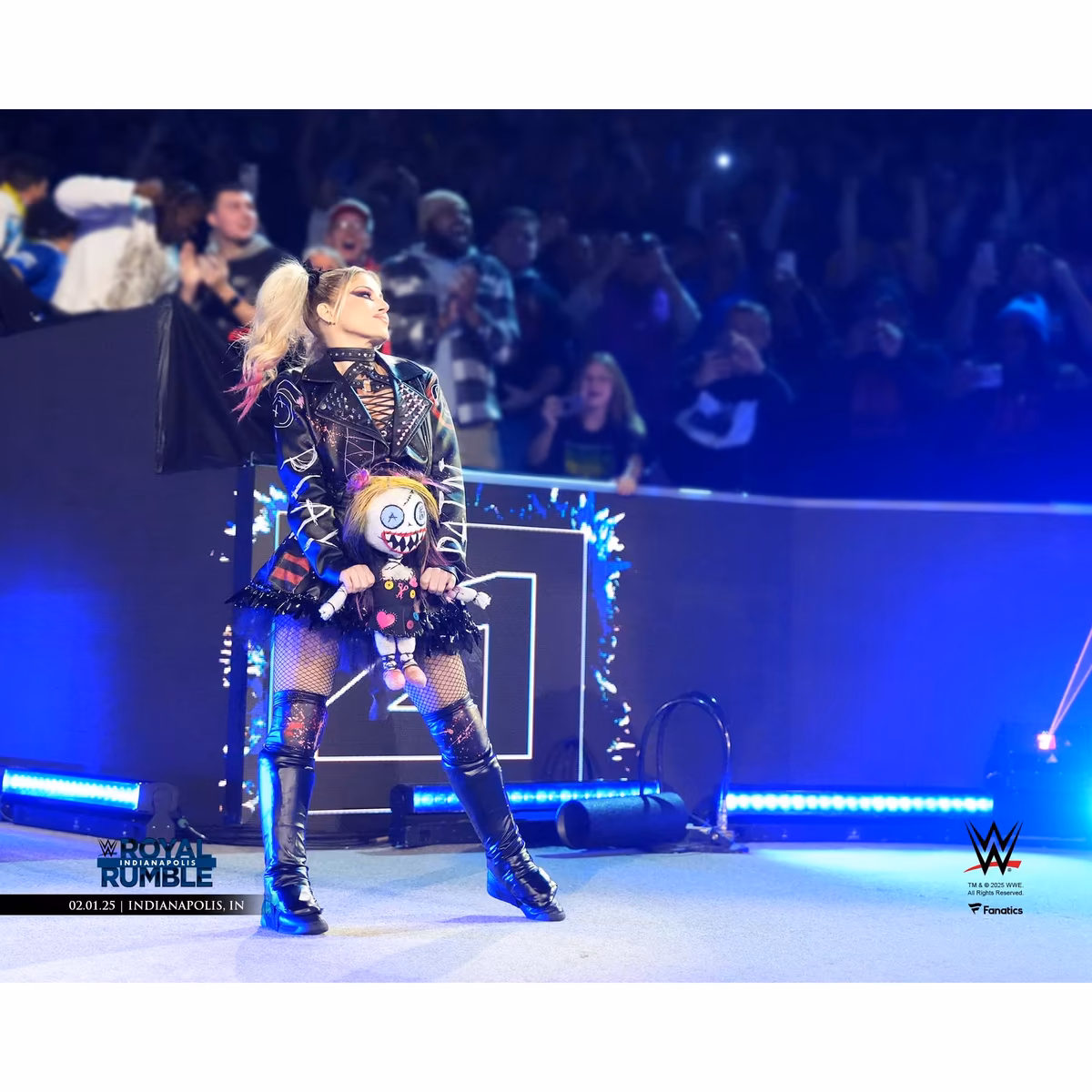 Alexa Bliss WWE Unsigned 2025 Royal Rumble Return Photograph 1 Alexa Bliss WWE Unsigned 2025 Royal Rumble Return Photograph