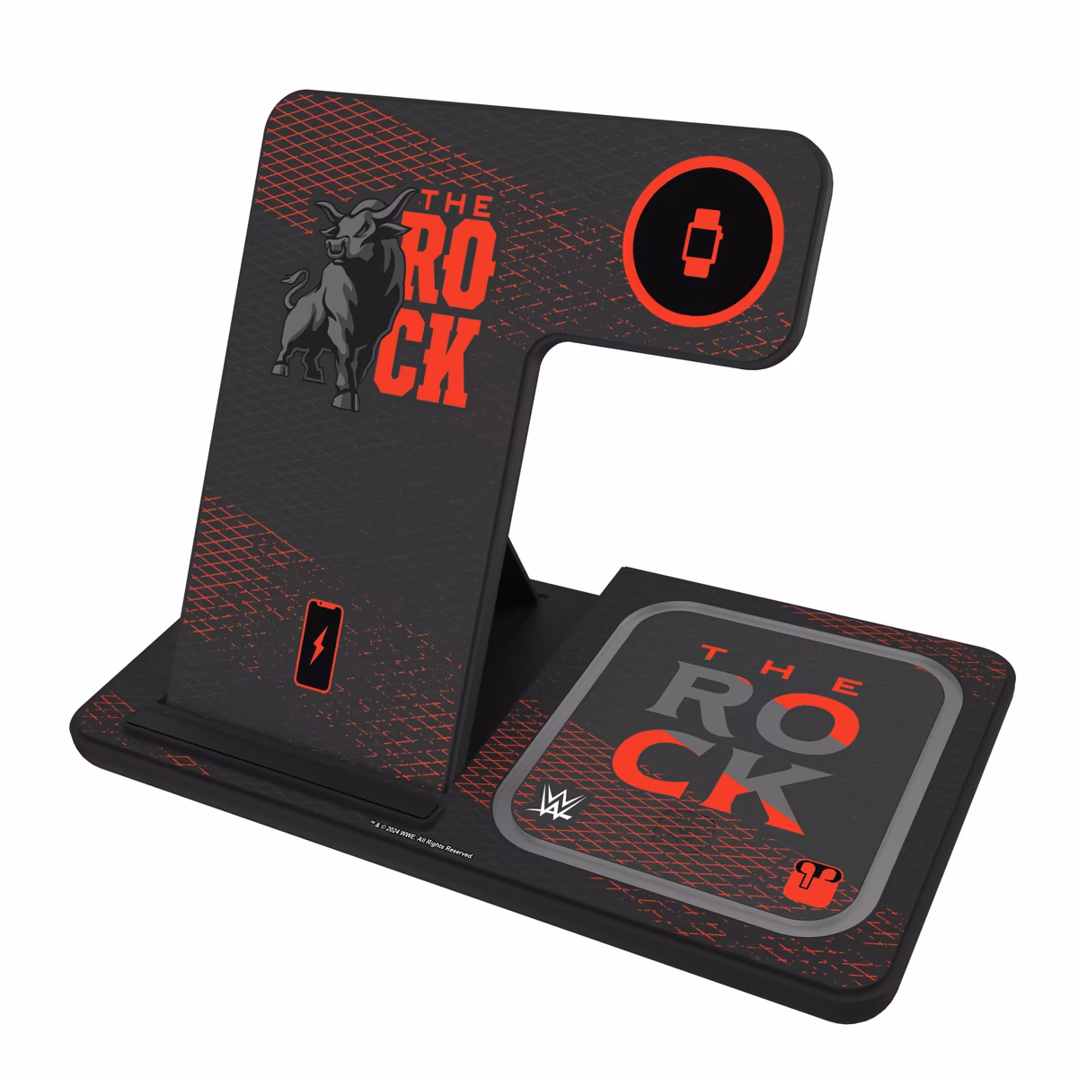 Keyscaper Black The Rock 3-In-1 Charging Station