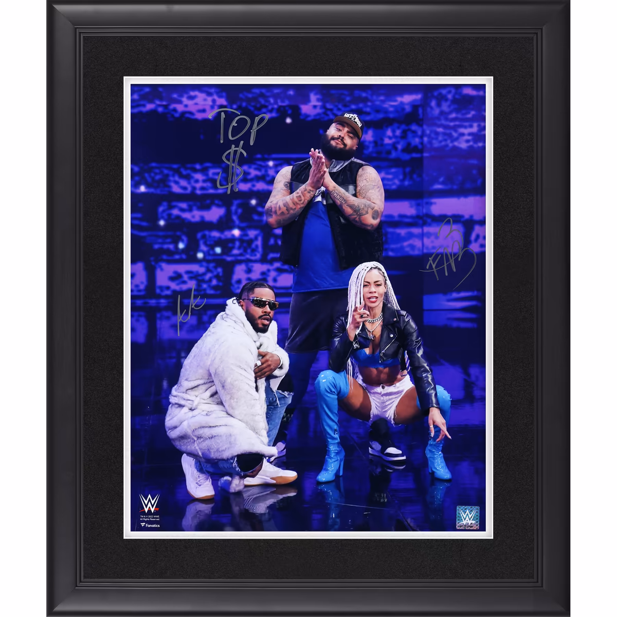 Hit Row Autographed Framed 16" x 20" Entrance Photograph
