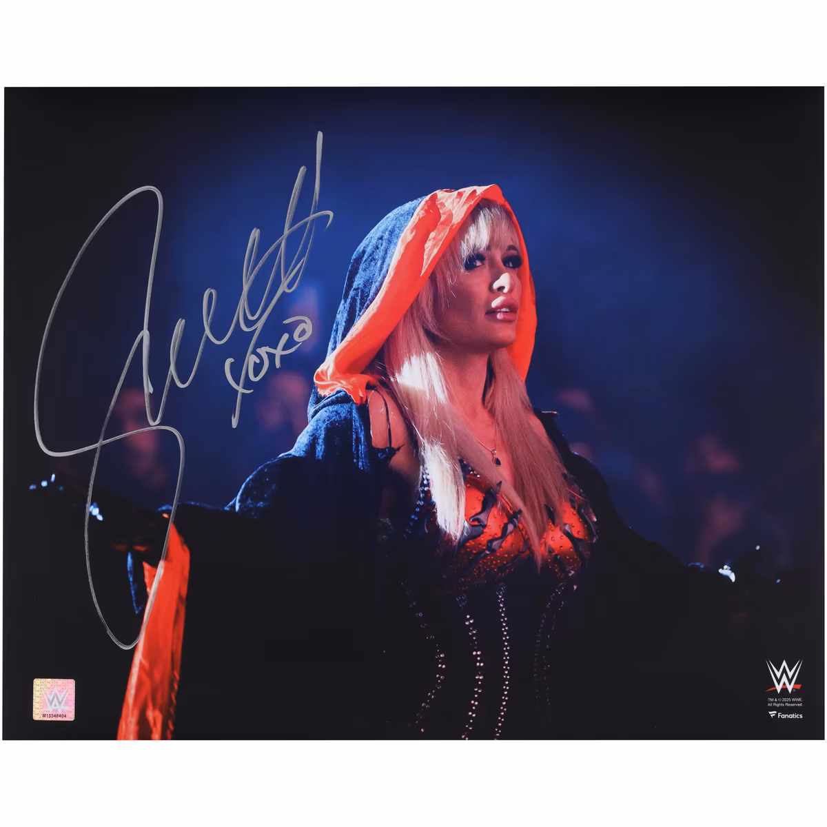 Scarlett Bordeaux WWE Autographed 16" x 20" Entrance Photograph