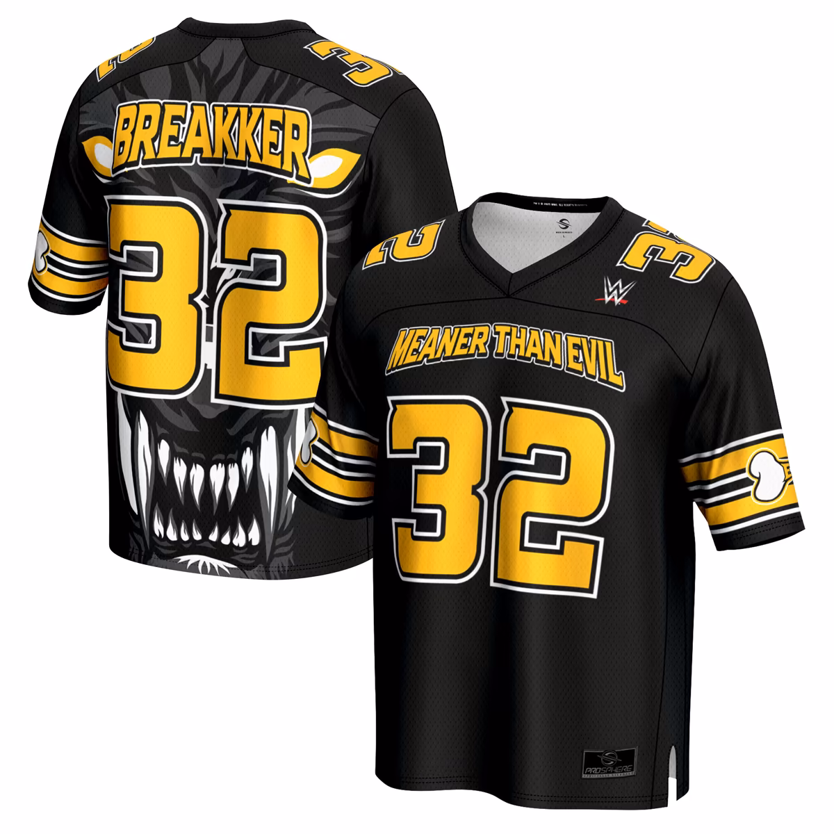 Men's Black Bron Breakker Jersey