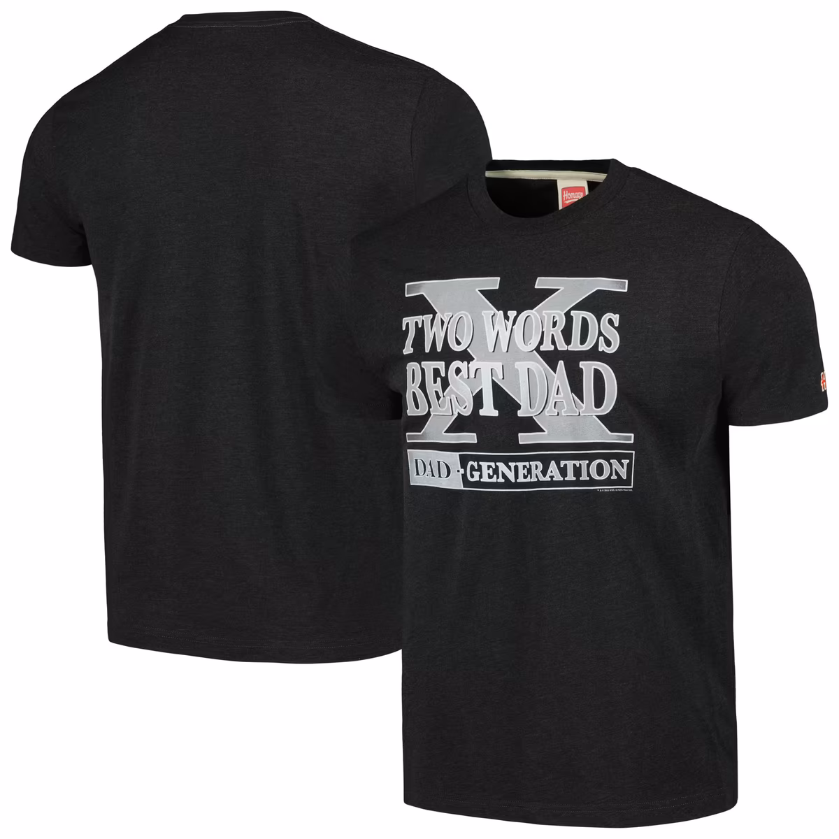 Men's Heather Black D-Generation X Best Dad Tri-Blend T-Shirt