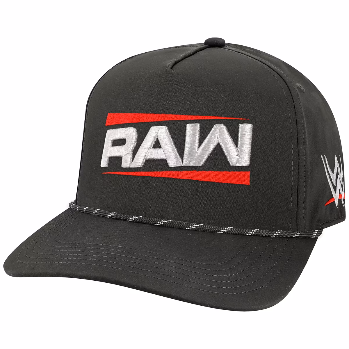Men's Black RAW Caddy Snapback Hat 5 Men's Black RAW Caddy Snapback Hat