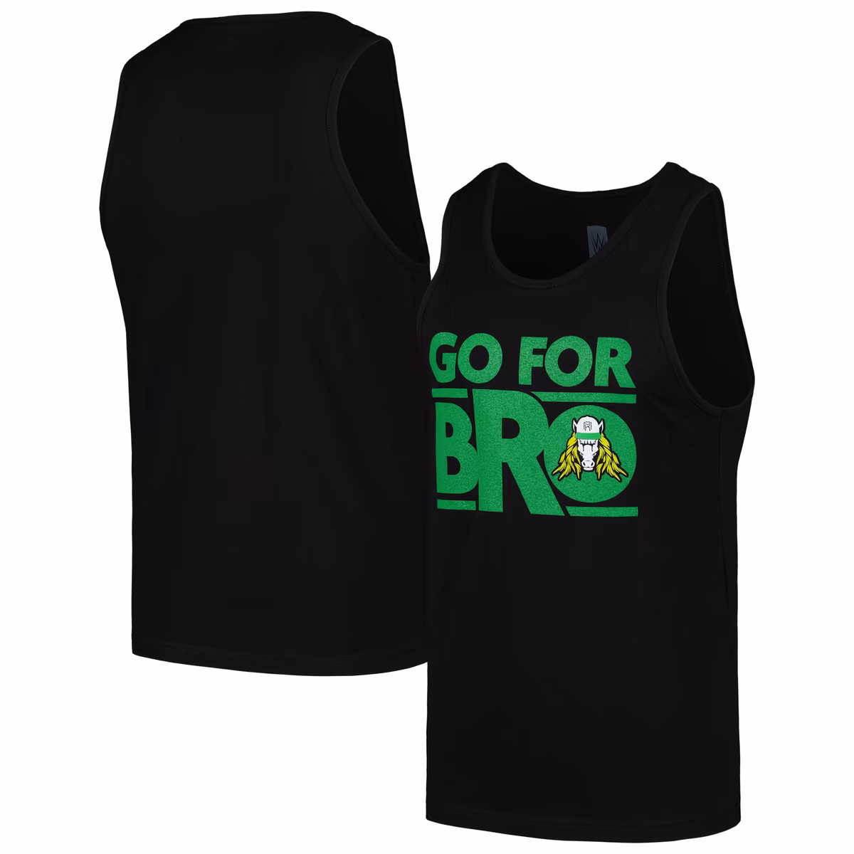 Men's Black Matt Riddle Go For Bro Tank Top
