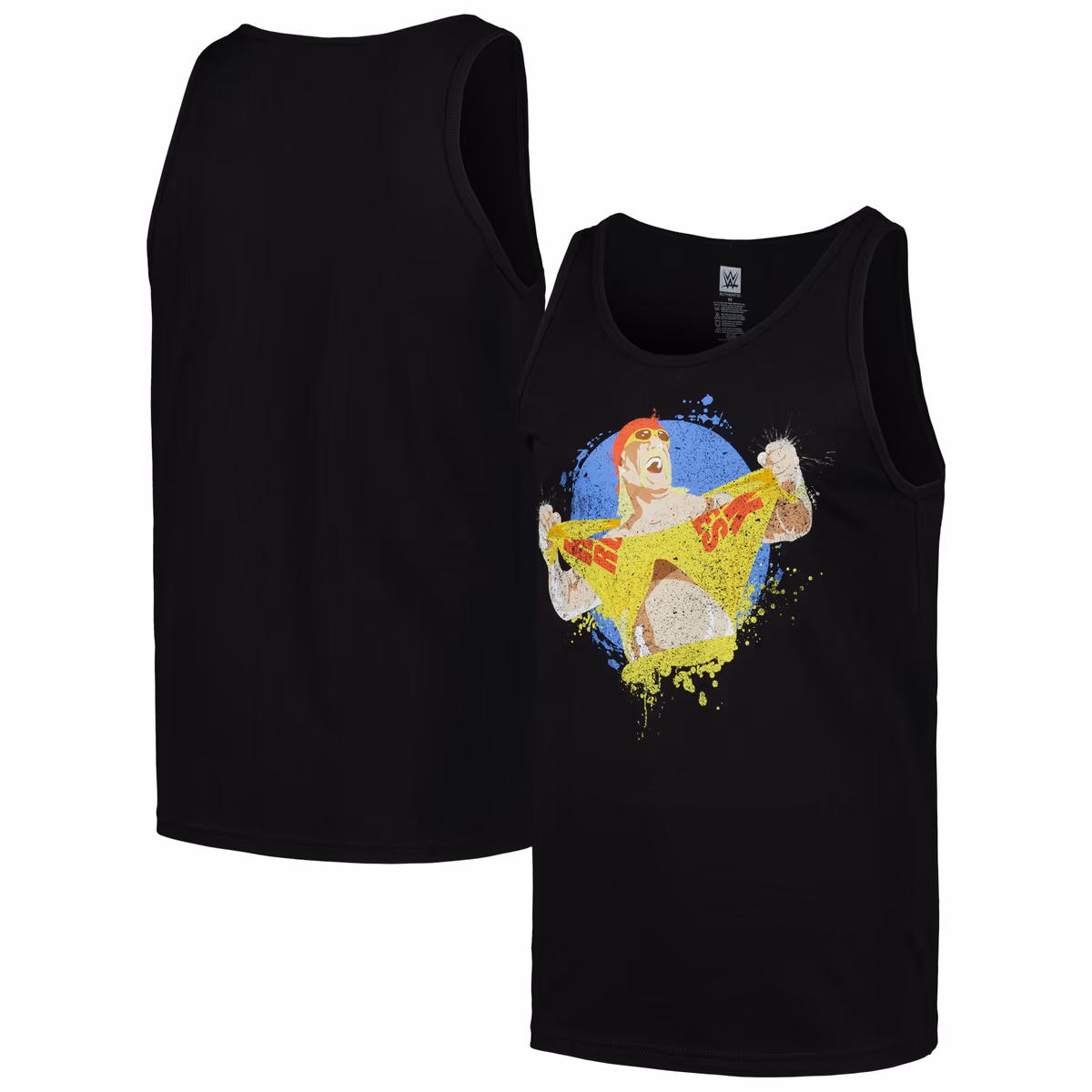 Men's Black Hulk Hogan Ripping Tank Top