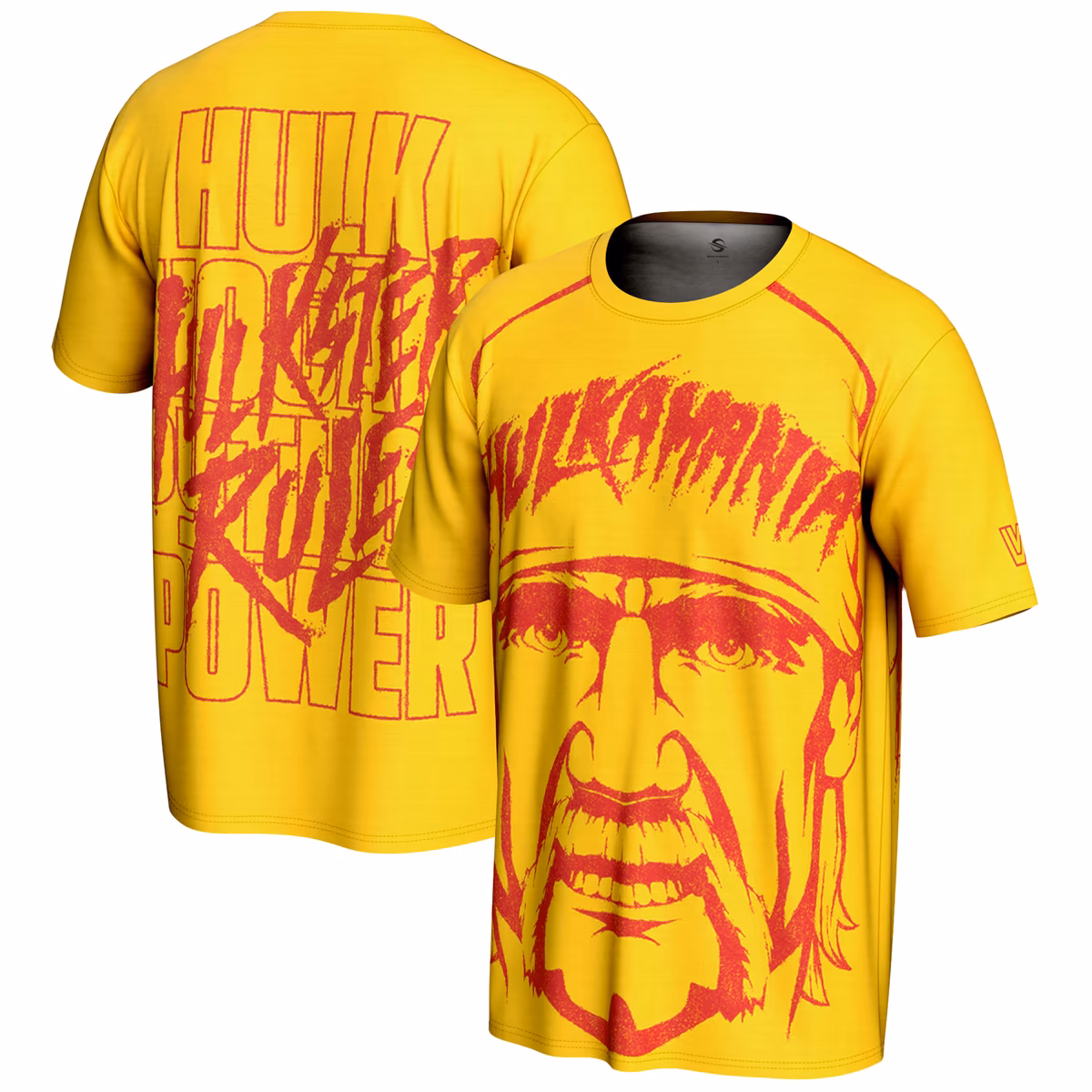 Youth ProSphere Yellow Hulk Hogan Hulkster Rules T-Shirt 3 Youth ProSphere Yellow Hulk Hogan Hulkster Rules T-Shirt