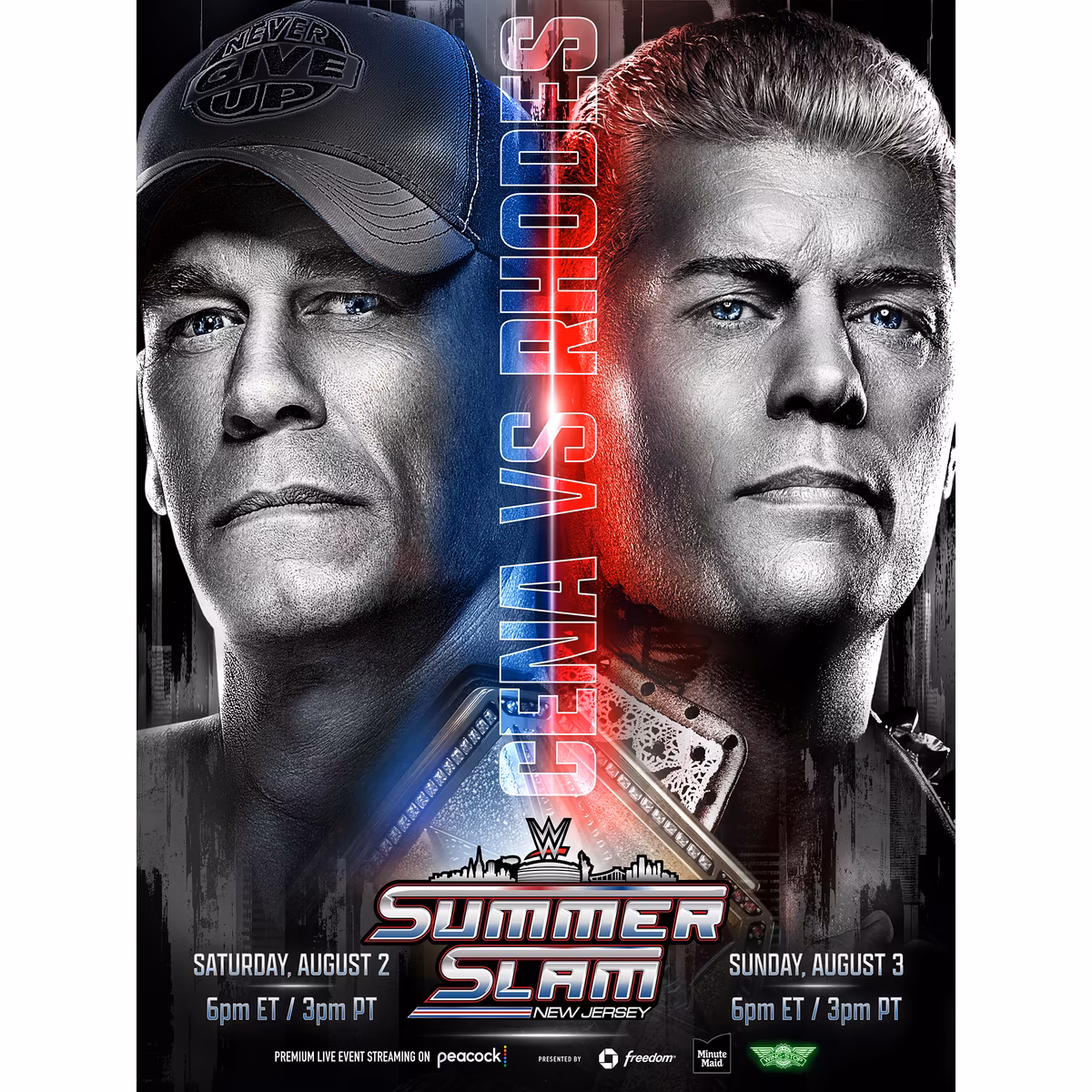 WWE SummerSlam 2025 18" x 24" Event Poster Art Photograph