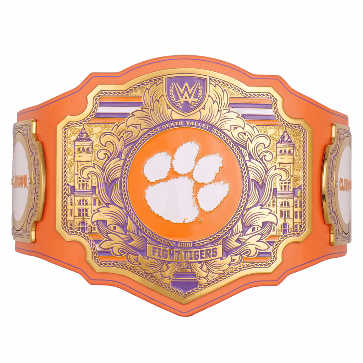 Clemson Tigers WWE Legacy Title Belt 2 Clemson Tigers WWE Legacy Title Belt