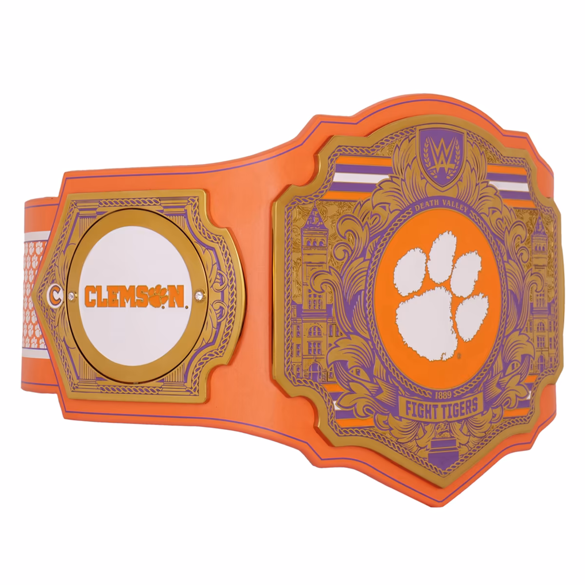 Clemson Tigers WWE Legacy Title Belt 4 Clemson Tigers WWE Legacy Title Belt