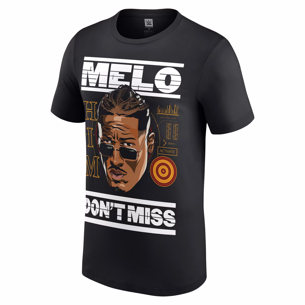 Men's Black Carmelo Hayes HIM T-Shirt 3 Men's Black Carmelo Hayes HIM T-Shirt