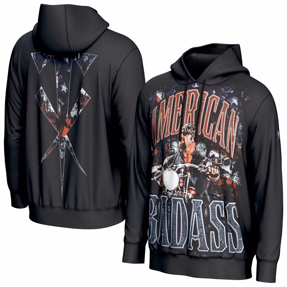 Men's ProSphere  Black The Undertaker Badass Hoodie