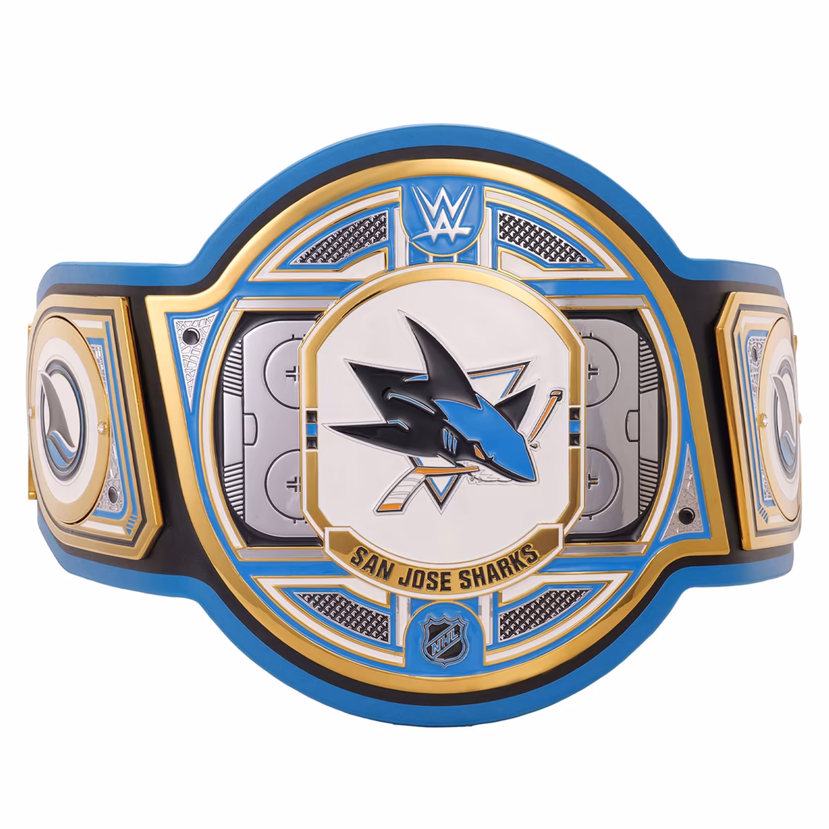 San Jose Sharks WWE Legacy Title Belt 1 San Jose Sharks WWE Legacy Title Belt