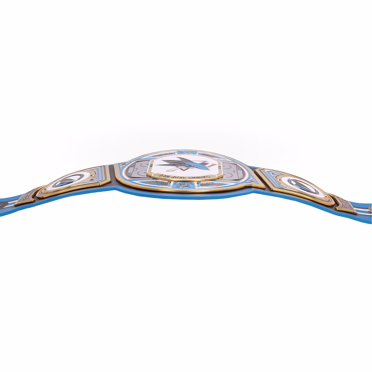 San Jose Sharks WWE Legacy Title Belt 10 San Jose Sharks WWE Legacy Title Belt