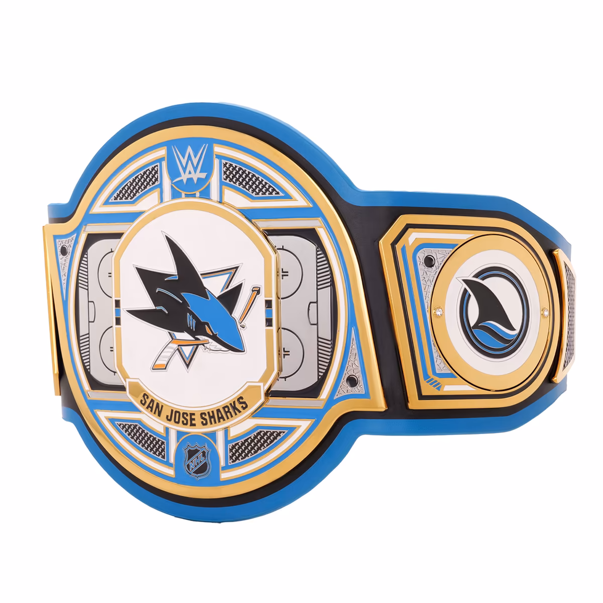 San Jose Sharks WWE Legacy Title Belt 3 San Jose Sharks WWE Legacy Title Belt