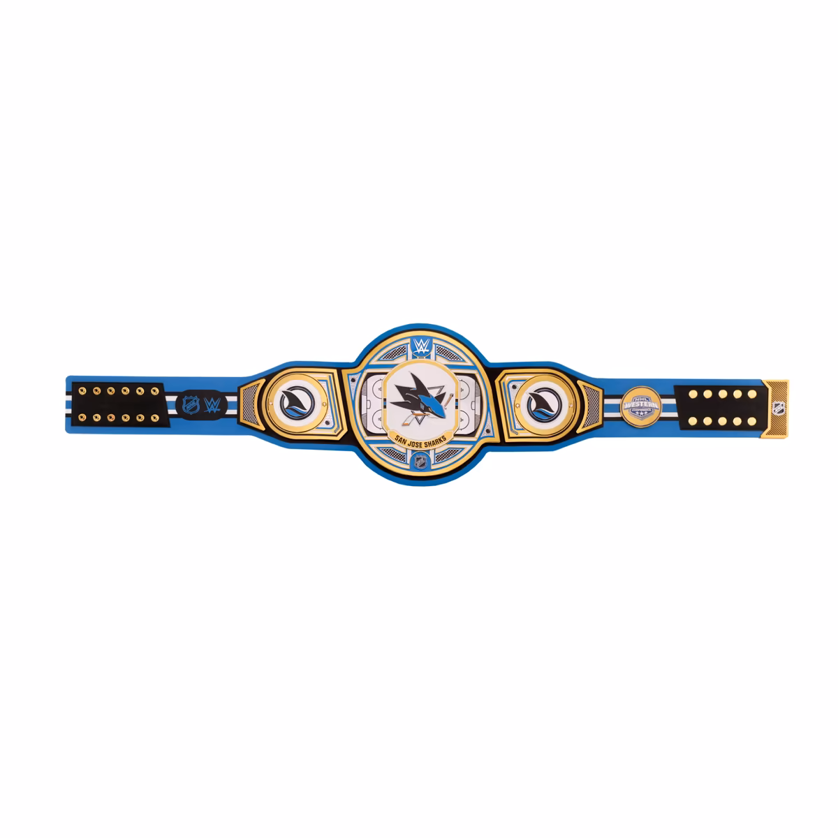 San Jose Sharks WWE Legacy Title Belt 6 San Jose Sharks WWE Legacy Title Belt