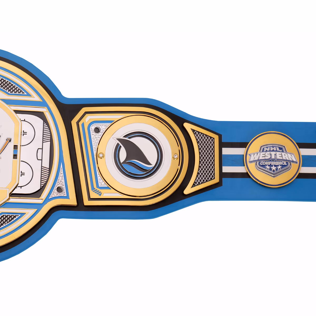 San Jose Sharks WWE Legacy Title Belt 8 San Jose Sharks WWE Legacy Title Belt