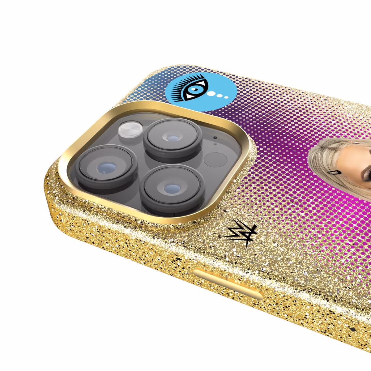 Keyscaper Liv Morgan Superstar iPhone Gold Bling Case 5 Keyscaper Liv Morgan Superstar iPhone Gold Bling Case