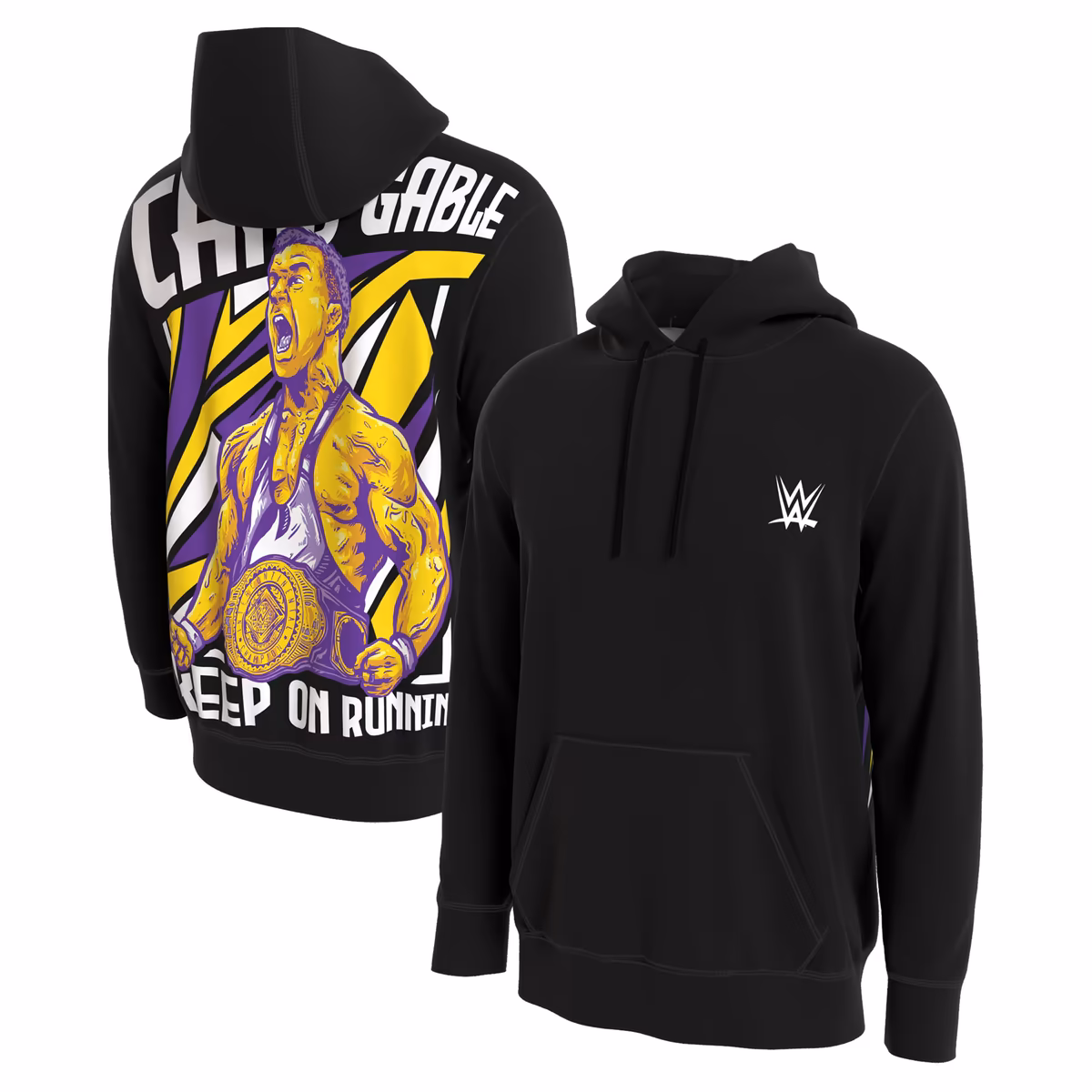 Men's ProSphere Black Chad Gable Tonal Hoodie 8 Men's ProSphere Black Chad Gable Tonal Hoodie