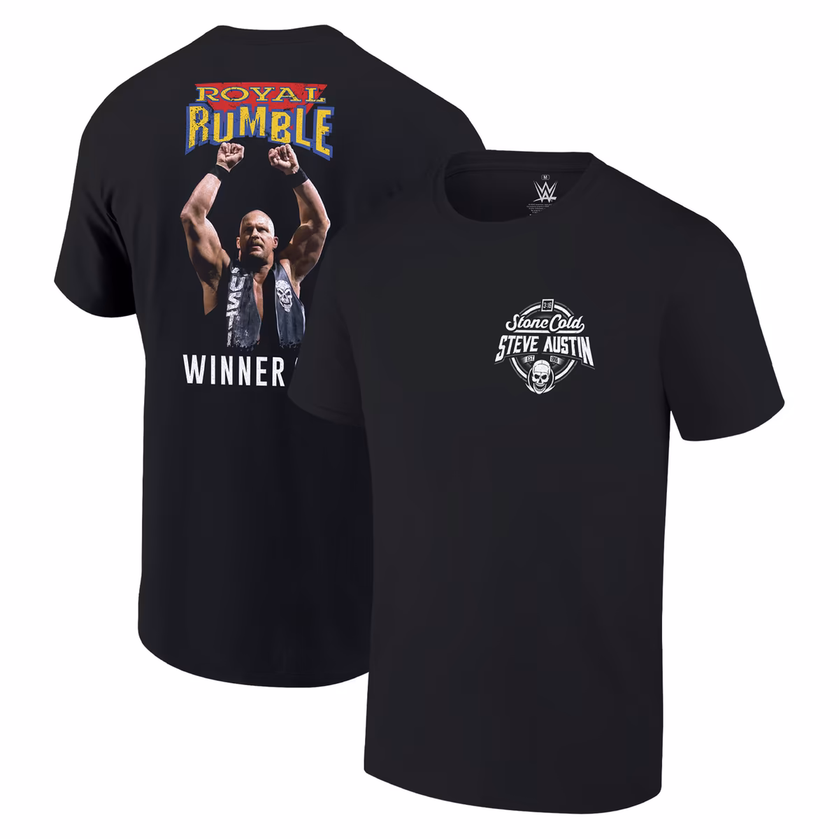 Men's Ripple Junction Black "Stone Cold" Steve Austin 1997 Royal Rumble Winner T-Shirt 3 Men's Ripple Junction Black "Stone Cold" Steve Austin 1997 Royal Rumble Winner T-Shirt