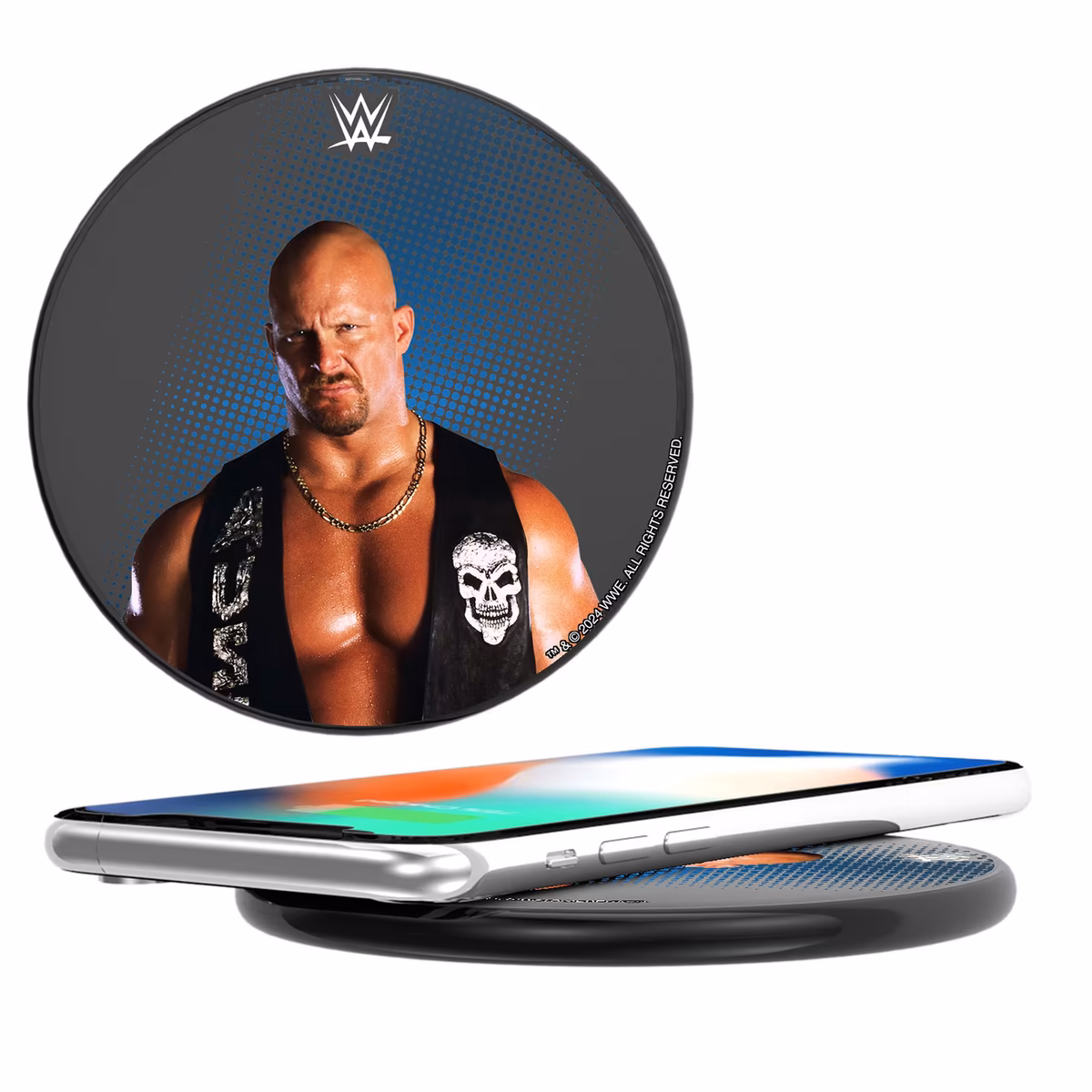 Keyscaper  "Stone Cold" Steve Austin 15 Watt Wireless Induction Charger