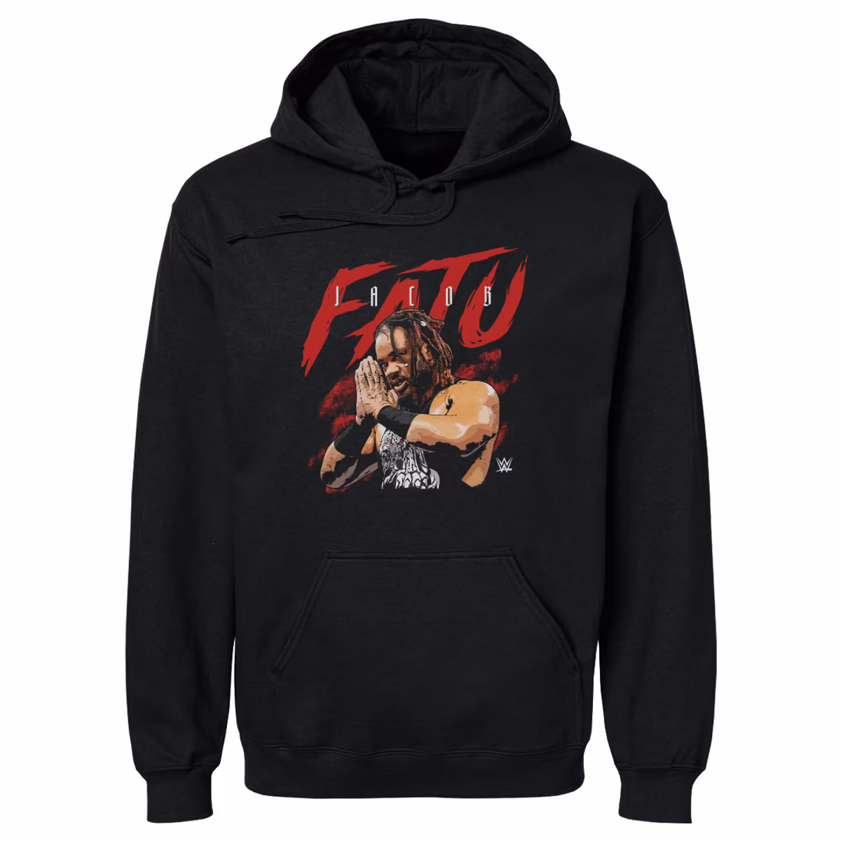 Men's 500 Level Black Jacob Fatu Name Grunge Pullover Hoodie 1 Men's 500 Level Black Jacob Fatu Name Grunge Pullover Hoodie