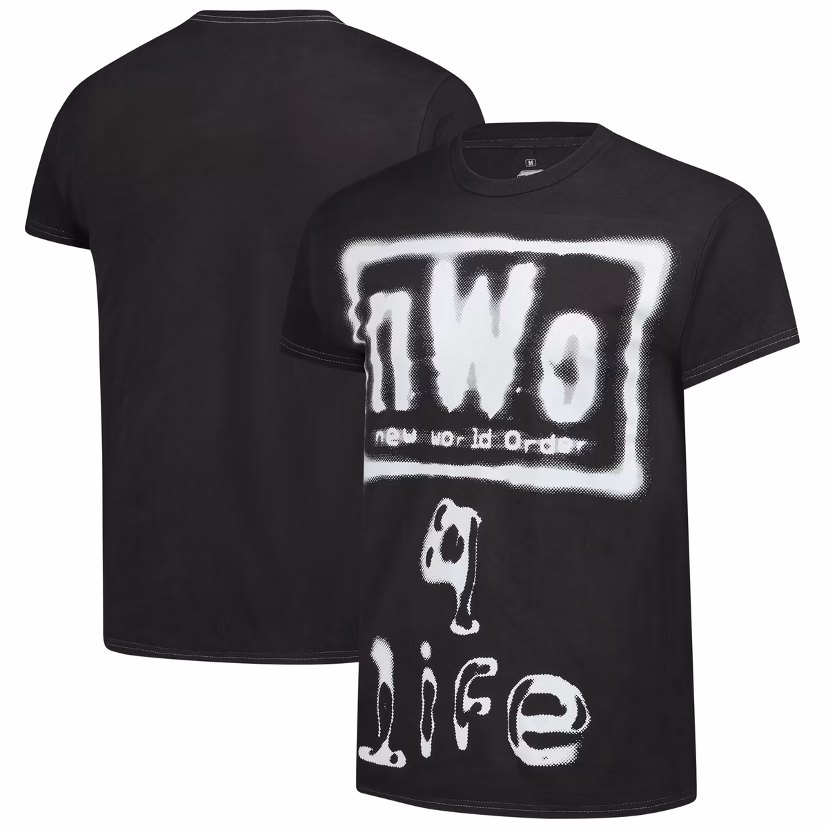 Men's Ripple Junction Black "nWo 4 Life Bleed" Graphic T-Shirt 3 Men's Ripple Junction Black "nWo 4 Life Bleed" Graphic T-Shirt