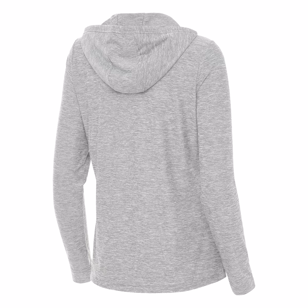 Women's Antigua Heather Gray The Ultimate Warrior Daybreak Quarter-Zip Hoodie 4 Women's Antigua Heather Gray The Ultimate Warrior Daybreak Quarter-Zip Hoodie