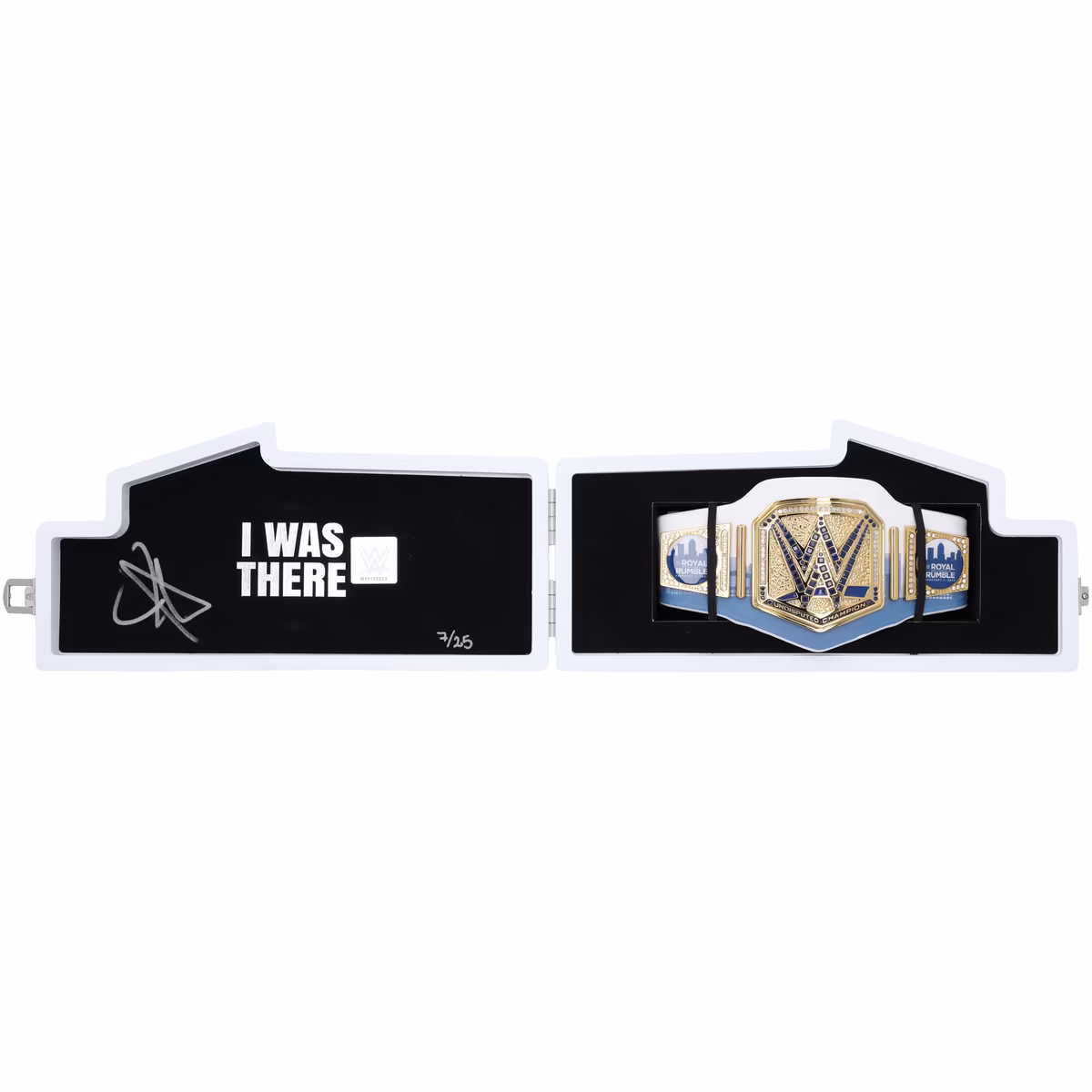 John Cena WWE Autographed 2025 Royal Rumble Racecar Mini Title in Gift Box - Limited Edition of 25 2 John Cena WWE Autographed 2025 Royal Rumble Racecar Mini Title in Gift Box - Limited Edition of 25