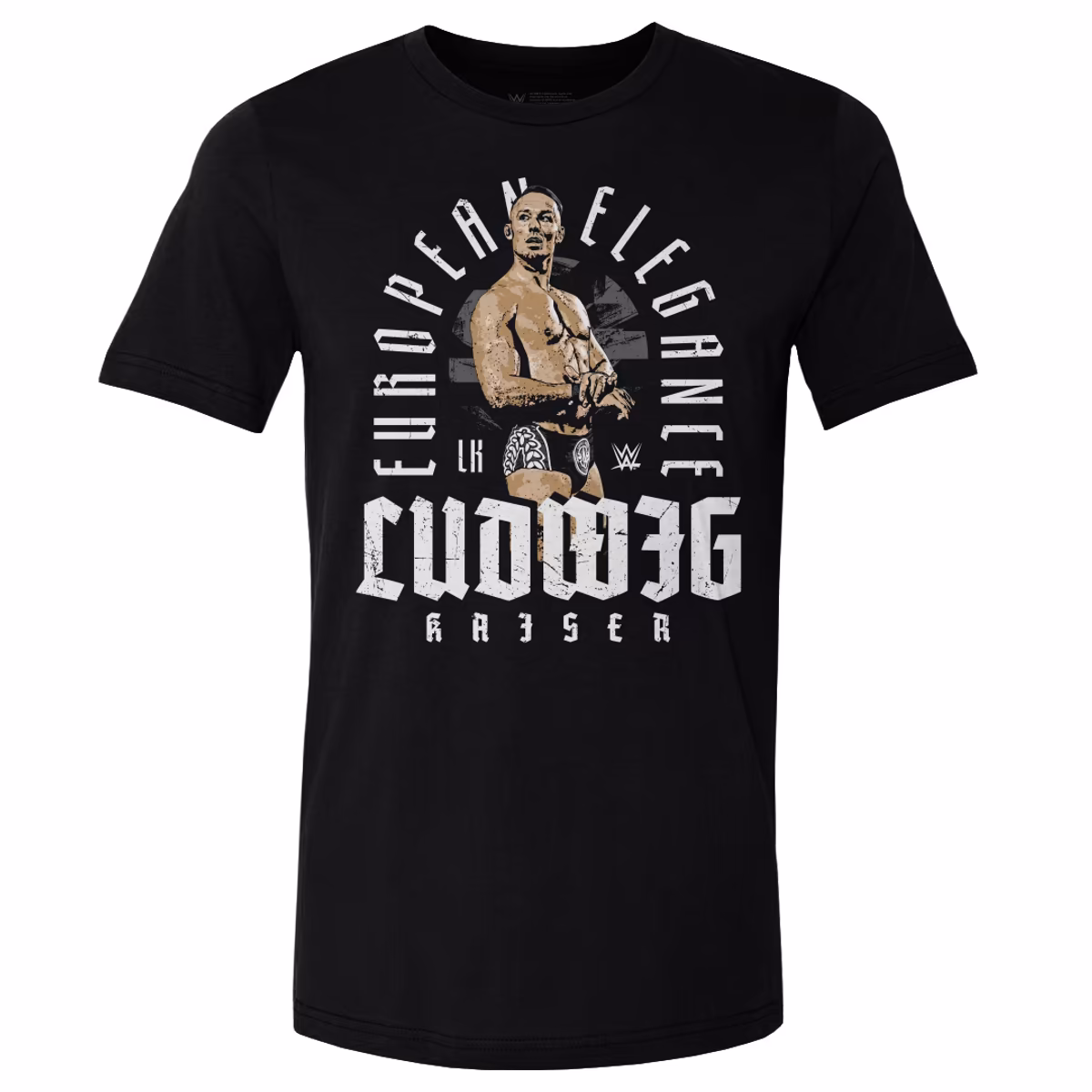 Men's 500 Level Black Ludwig Kaiser European Elegance T-Shirt 2 Men's 500 Level Black Ludwig Kaiser European Elegance T-Shirt