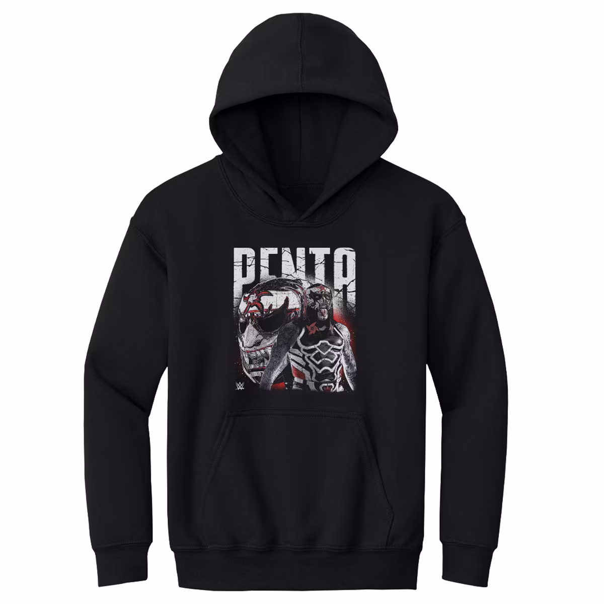 Youth 500 Level Black Penta Mask Hoodie