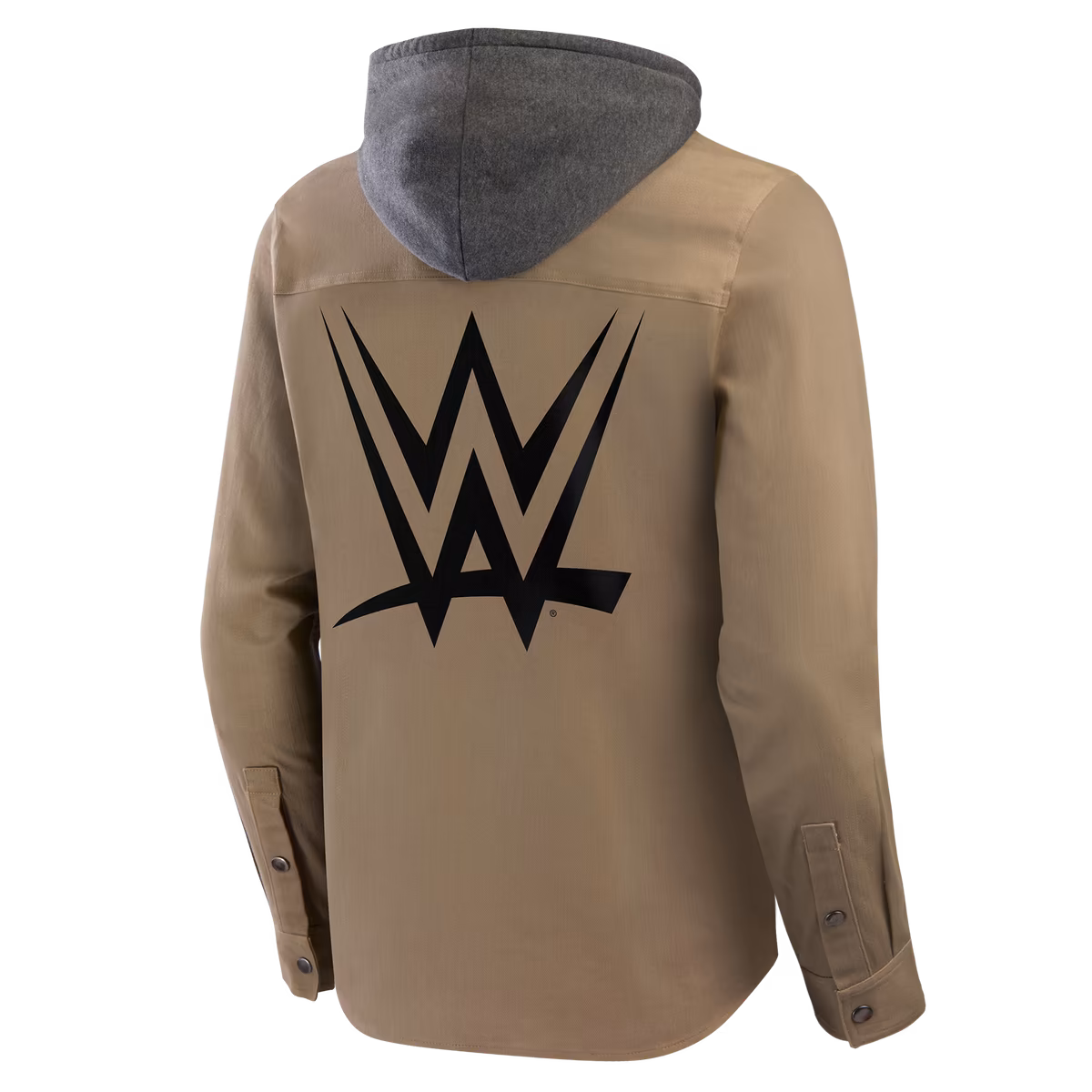 Men's Darius Rucker Collection by Fanatics Tan WWE Logo Full-Snap Hooded Jacket 5 Men's Darius Rucker Collection by Fanatics Tan WWE Logo Full-Snap Hooded Jacket