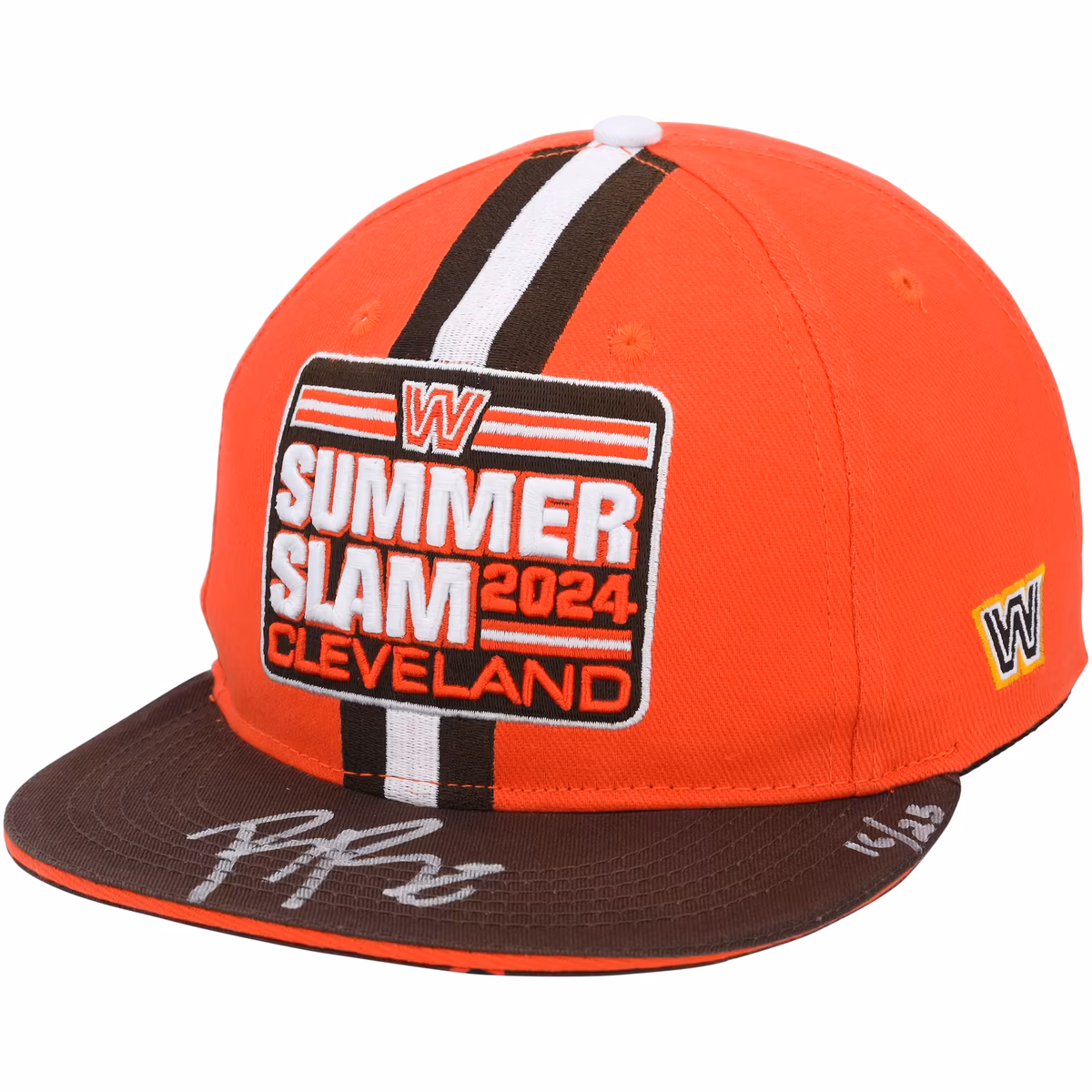 Roman Reigns Autographed 2024 SummerSlam Tri-Stripe Cap - Limited Edition of 25 11 Roman Reigns Autographed 2024 SummerSlam Tri-Stripe Cap - Limited Edition of 25