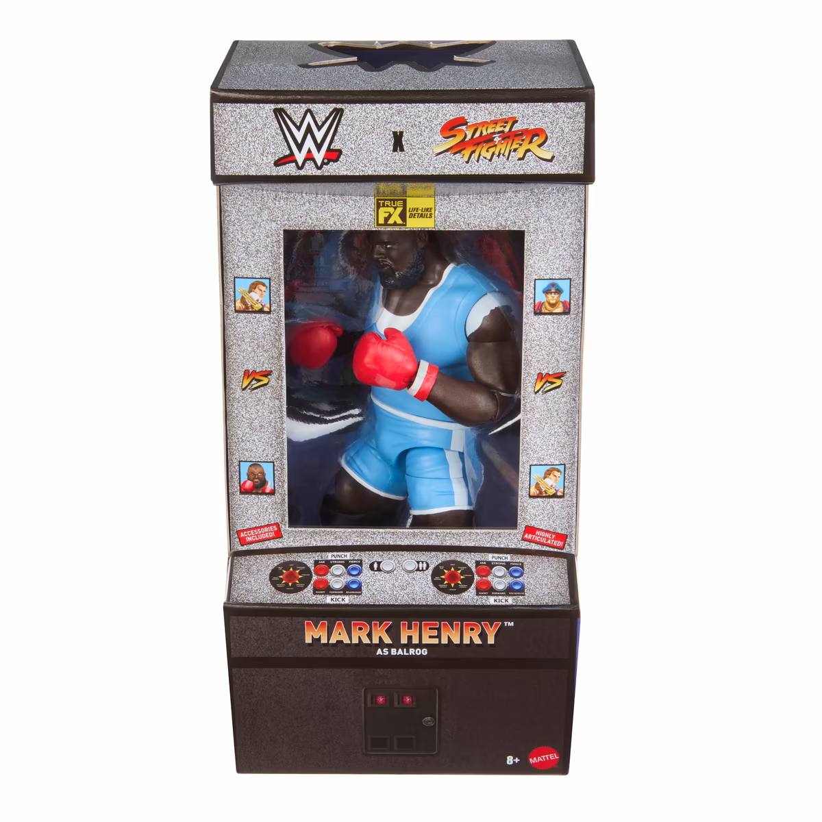 Mark Henry WWE Mattel WWE x Street Fighter Elite Collection Mashup Wave 4 Action Figure - As Balrog 2 Mark Henry WWE Mattel WWE x Street Fighter Elite Collection Mashup Wave 4 Action Figure - As Balrog