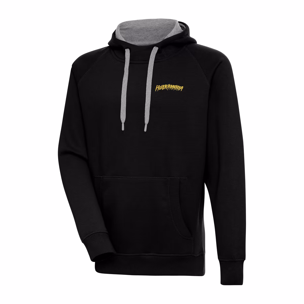 Men's Antigua Black 2024 Hulk Hogan Victory Pullover Hoodie 2 Men's Antigua Black 2024 Hulk Hogan Victory Pullover Hoodie