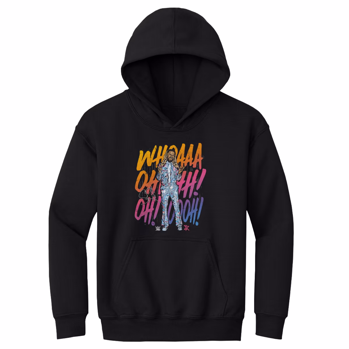 Youth 500 Level Black Seth "Freakin" Rollins Entrance Chant Pullover Hoodie 2 Youth 500 Level Black Seth "Freakin" Rollins Entrance Chant Pullover Hoodie