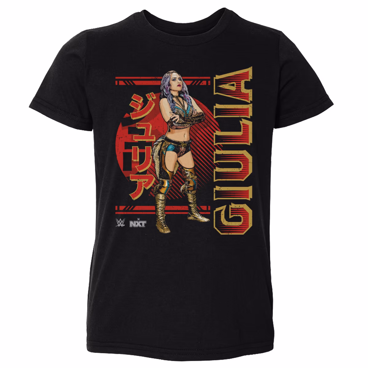Toddler 500 Level Black Giulia Pose T-Shirt
