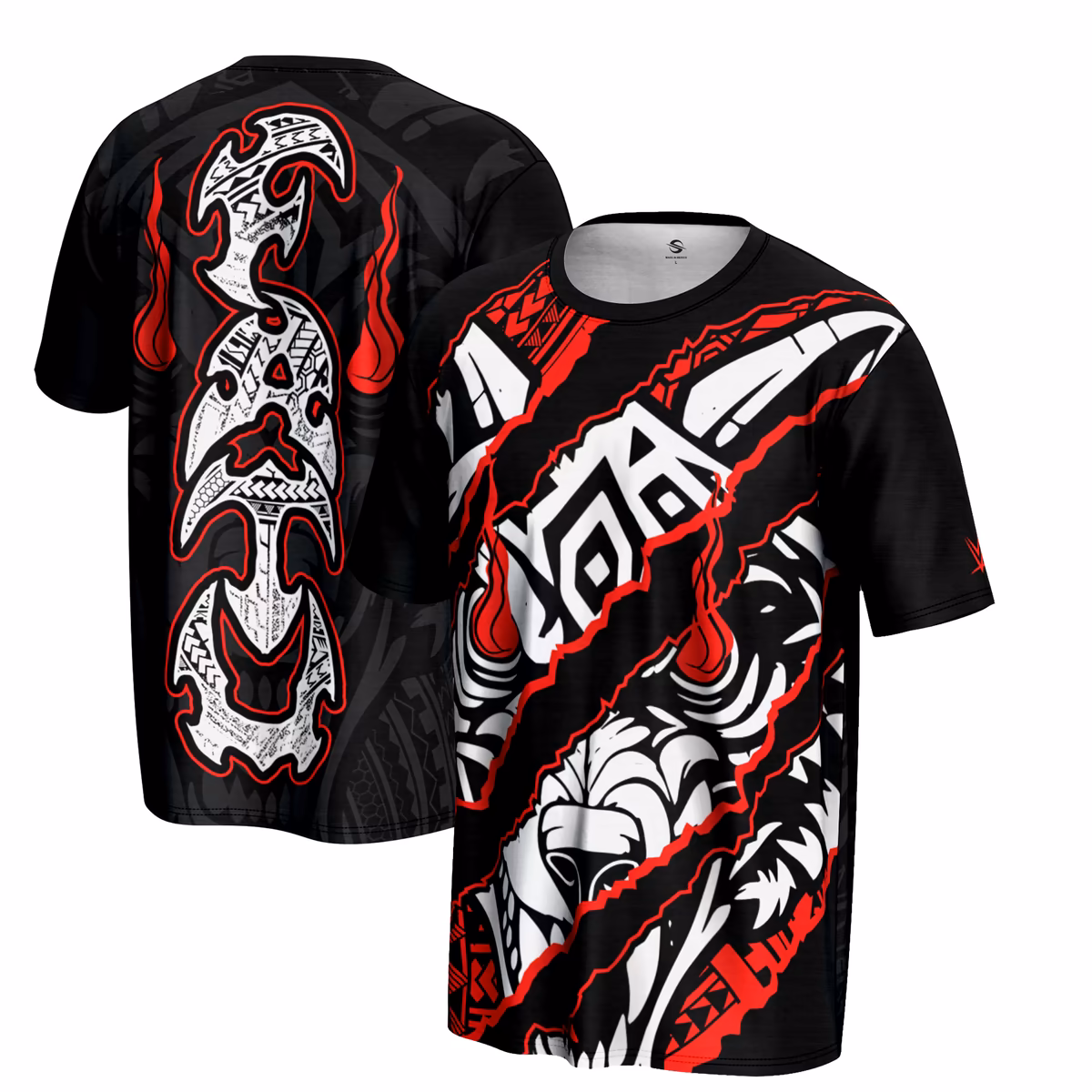 Men's ProSphere Black Jacob Fatu Claw Mark T-Shirt