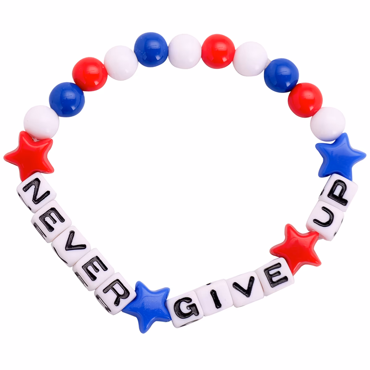 John Cena 4-Pack Beaded Bracelet Set 7 John Cena 4-Pack Beaded Bracelet Set