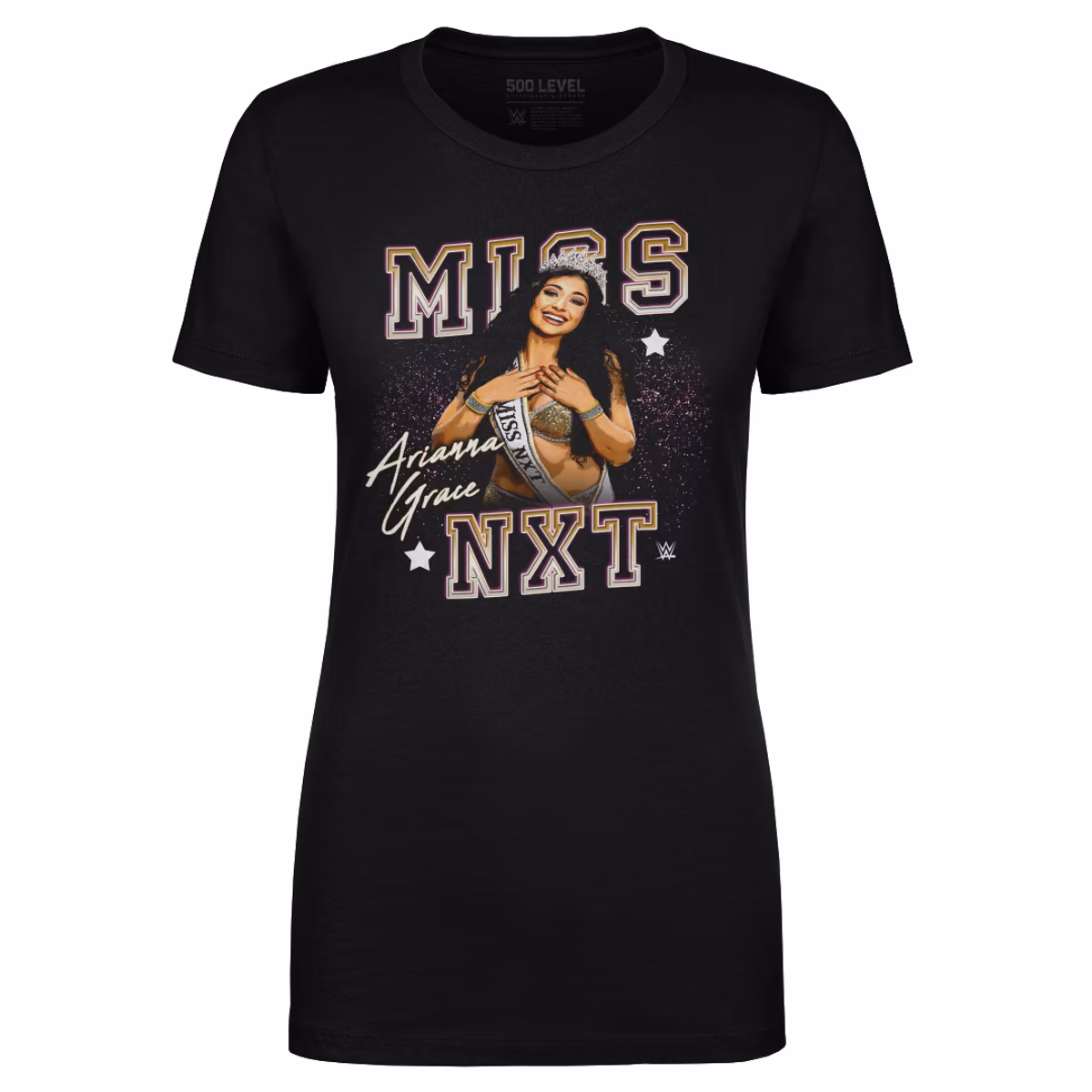 Women's 500 Level  Black Arianna Grace Miss NXT Tri-Blend T-Shirt