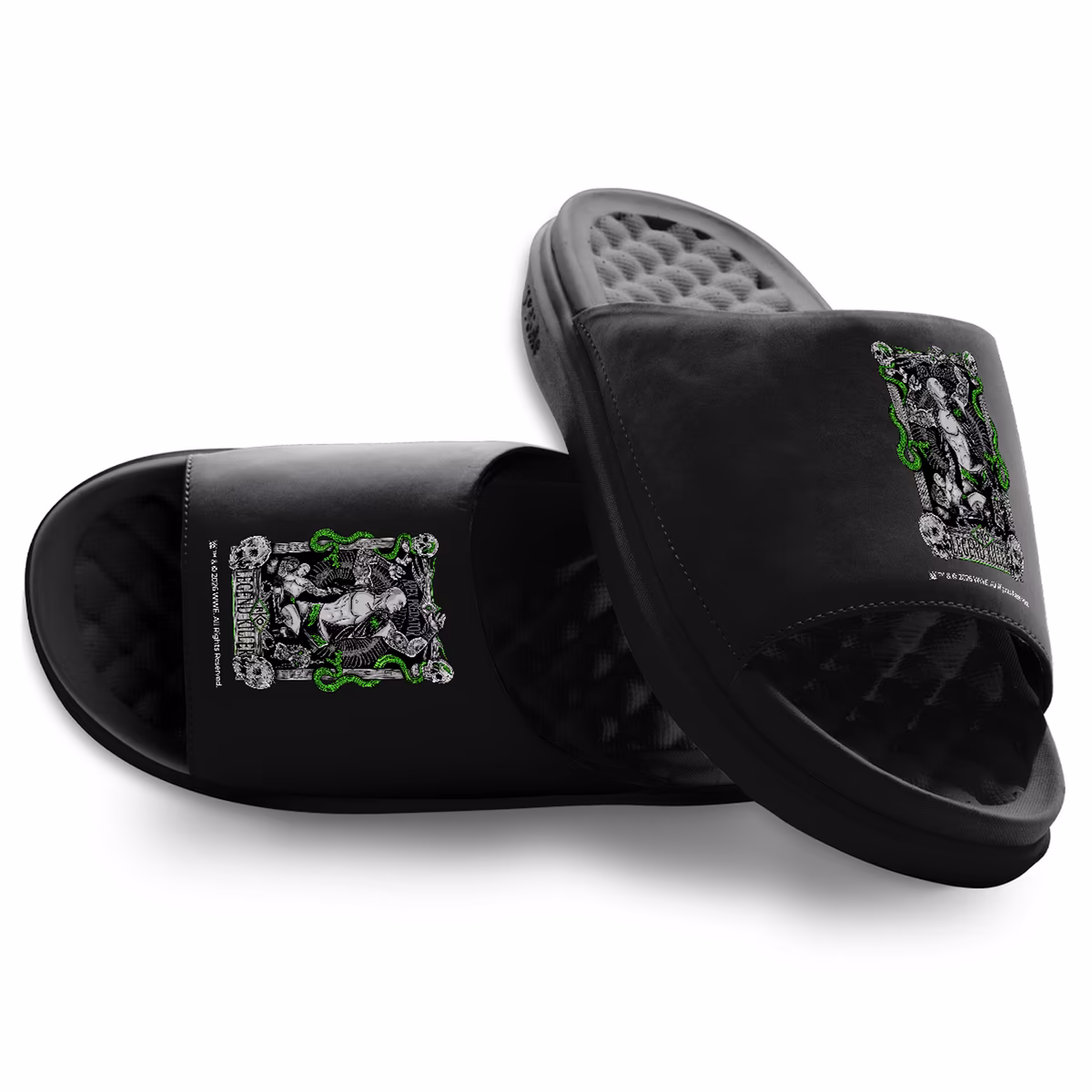 Youth ISlide Randy Orton Black WWE Legend Killer Motive Slide Sandals 3 Youth ISlide Randy Orton Black WWE Legend Killer Motive Slide Sandals