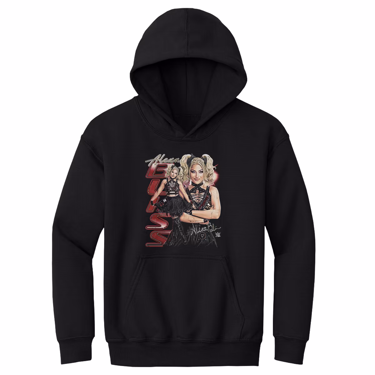 Youth 500 Level Black Alexa Bliss Vintage Hoodie 2 Youth 500 Level Black Alexa Bliss Vintage Hoodie