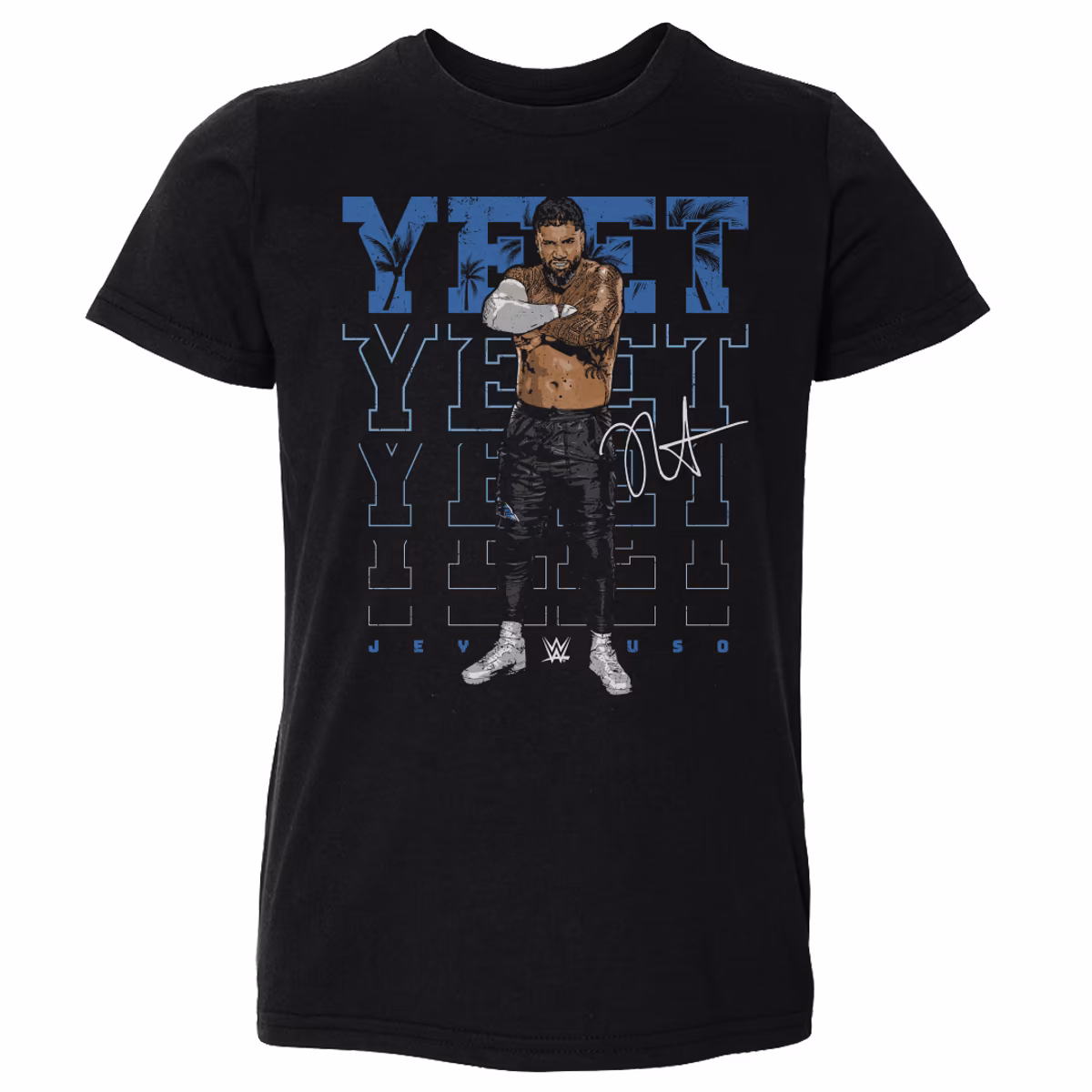Toddler 500 Level Black Jey Uso Yeet T-Shirt
