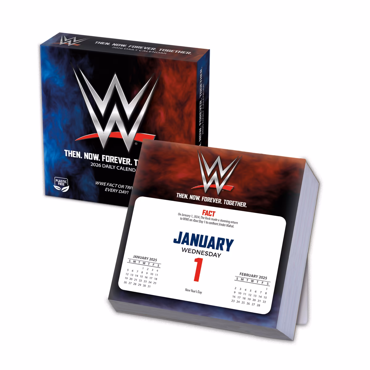 WWE 16-Month 2026 Box Calendar